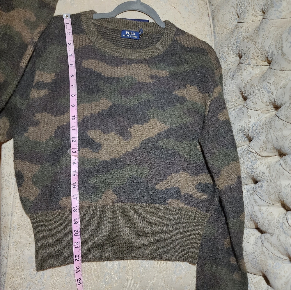 Polo by Ralph Lauren Camouflage Sweater - Green and Brown - Picture 7 of 9